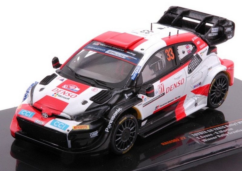 Toyota Yaris WRC #33 Rally Croatia 2023 Evans - Martin by ixo-models