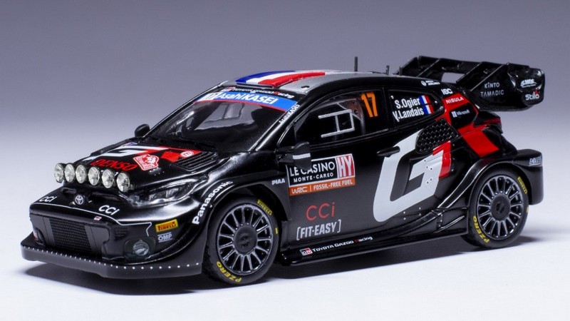 Toyota Yaris GR Hybrid #17 Rally Monte Carlo 2024 Ogier - Landais by ixo-models