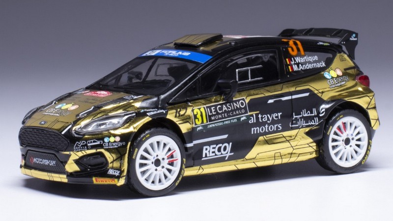 Ford Fiesta Rally2 #31 Rally Monte Carlo 2024 Wartique-Andrnak by ixo-models