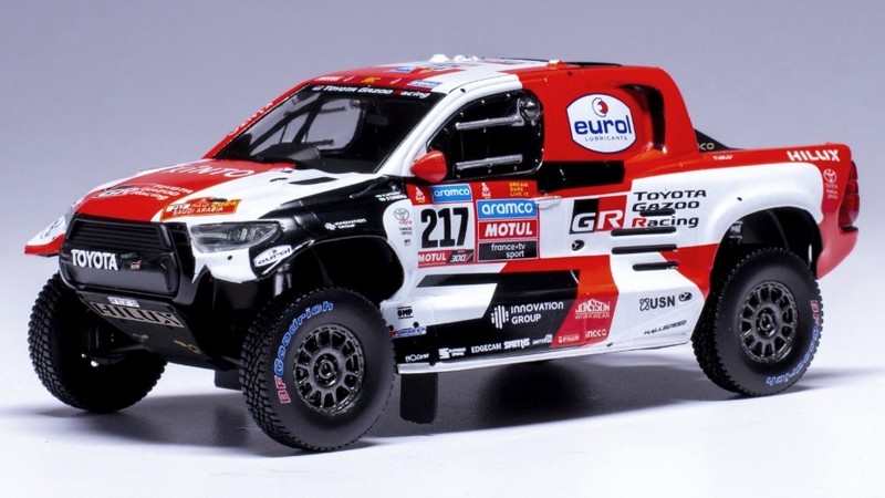Toyota GR DKR Hilux T #217 Rally Dakar 2022 De Lategan-Cummings by ixo-models