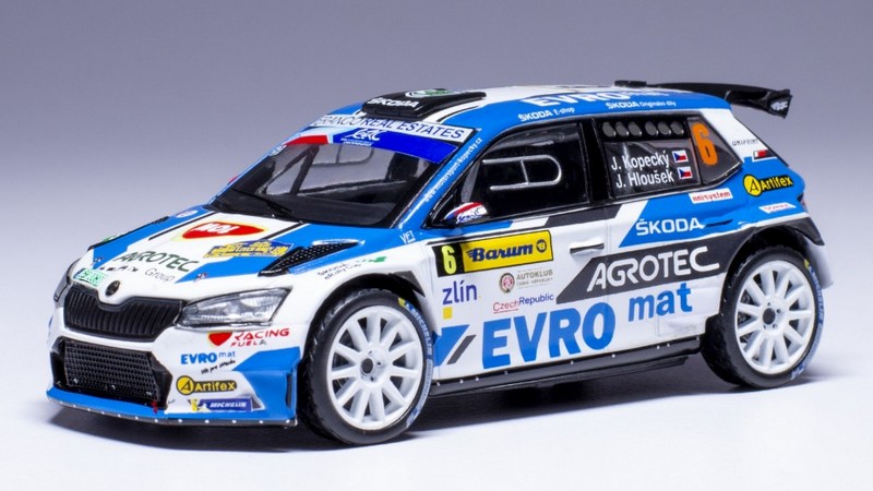 Skoda Fabia Rally2 E #6 Barum Rally 2021 Kopecky-Hlousek by ixo-models
