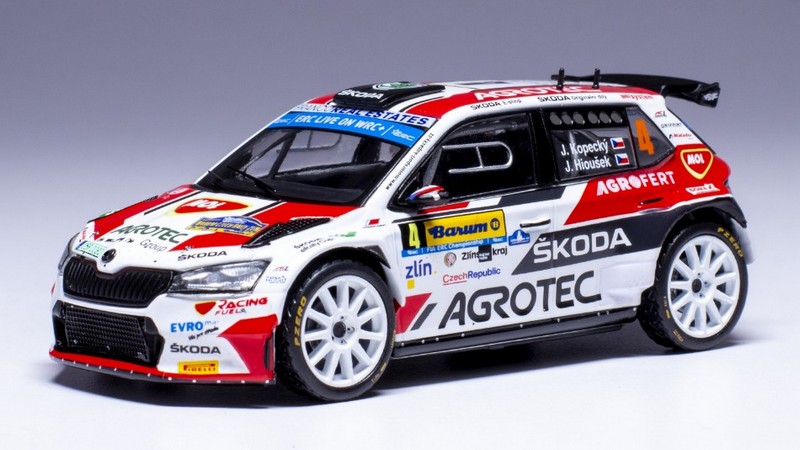 Skoda Fabia Rally2 E #4 Barum Rally 2022 Kopecky-Hlousek by ixo-models