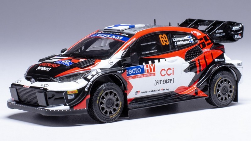 Toyota Yaris GR WRC #69 Rally Finland 2024 Rovanpera-Halttunen by ixo-models