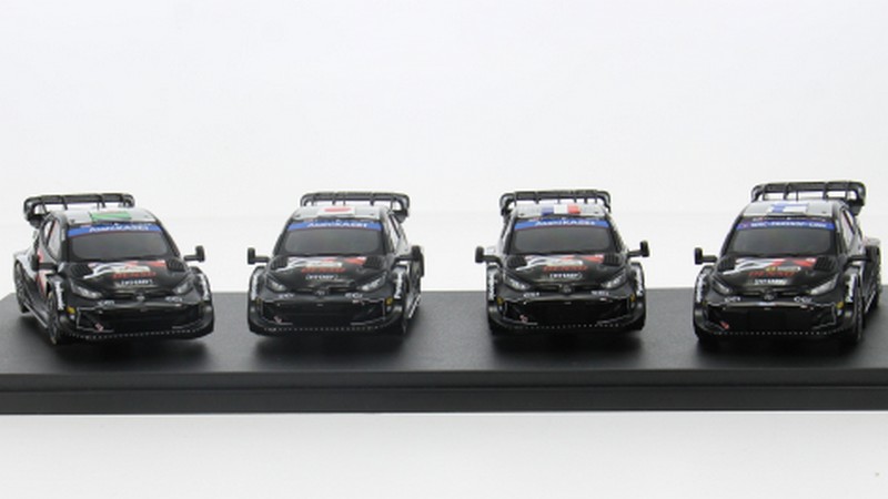 Toyota Yaris GR Set FIA Rally Championship Manufacturers 2024 (4 cars) by ixo-models