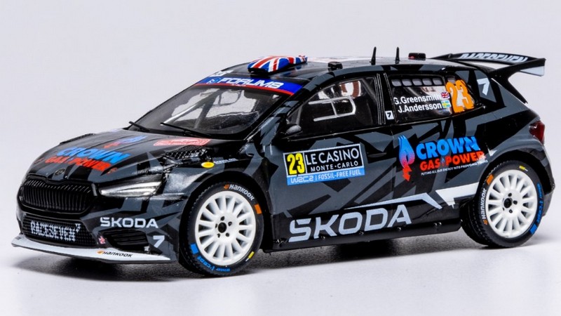 Skoda Fabia RS #23 Rally Monte Carlo 2025 Greensmith-Andersson by ixo-models