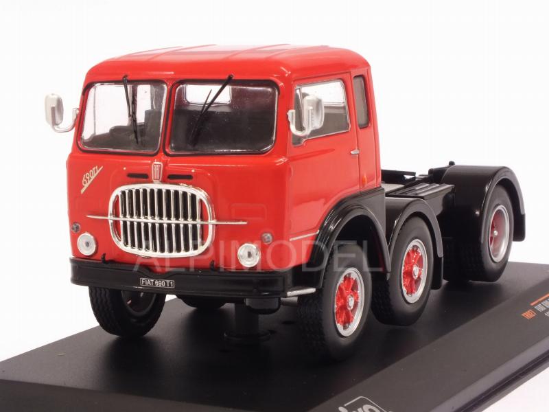 Fiat 690 T1 Truck 1961 (Red/Black) by ixo-models