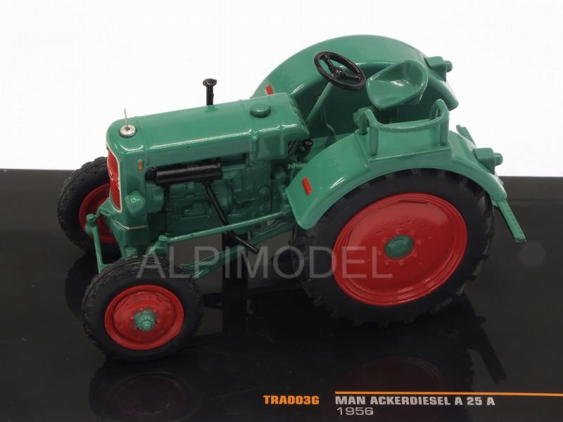 Man A25A Ackerdiesel Tractor 1956 Green Red IXO 1:43 TRA003G 