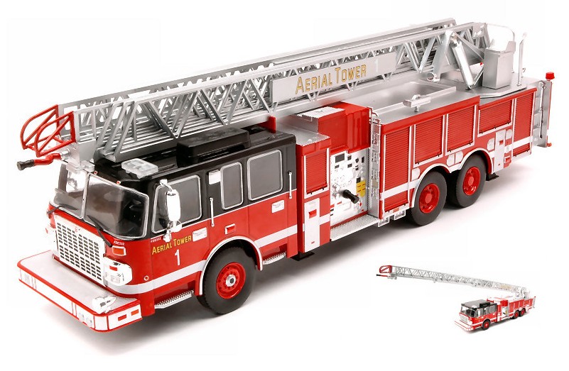 Smeal 105 Aerial Ladder Pompier 2015 1/43 IXO 