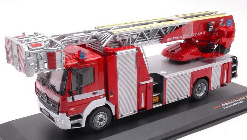 Mercedes Atecodlk 23/12 Metz Feuerwehr Halle/Sale Drehleiterwagen truck by ixo-models