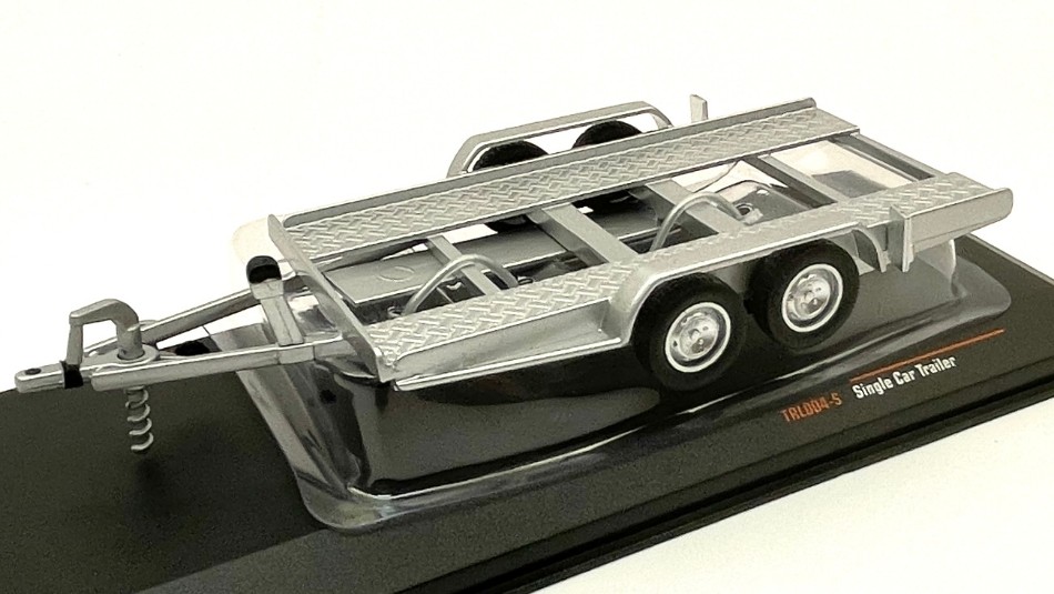 Single car trailer (Silver ) by ixo-models