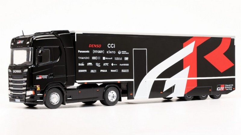 Scania S-Series Toyota GR Racing Transporter Rally Team 2024 by ixo-models