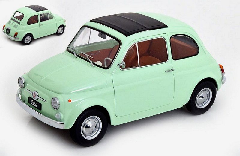 Fiat 500 F 1968 (Light Green) by kk-scale-models
