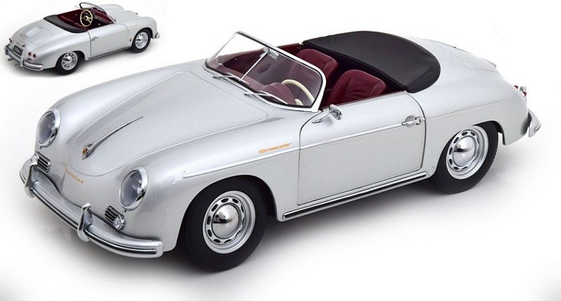Porsche 356A Speedster 1955 (Silver) by kk-scale-models