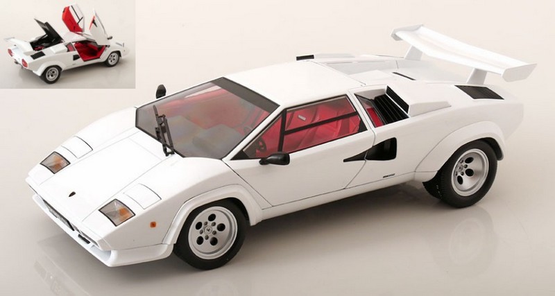 Lamborghini Countach LP 5000S QV 1985 (White) by kk-scale-models