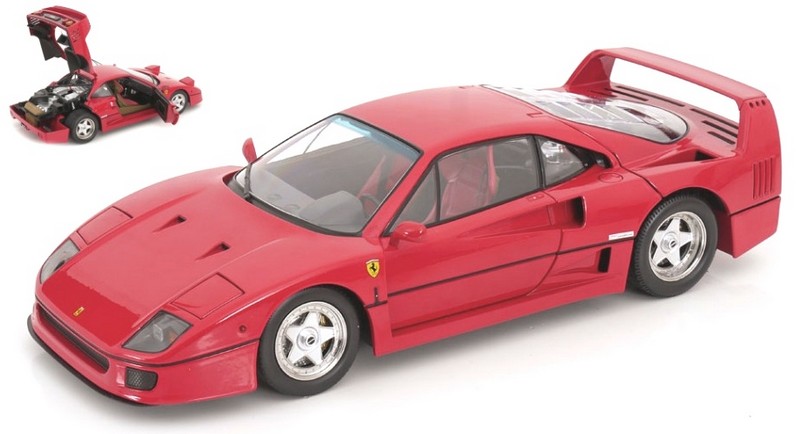 Ferrari F40 1987 (Red) by kk-scale-models