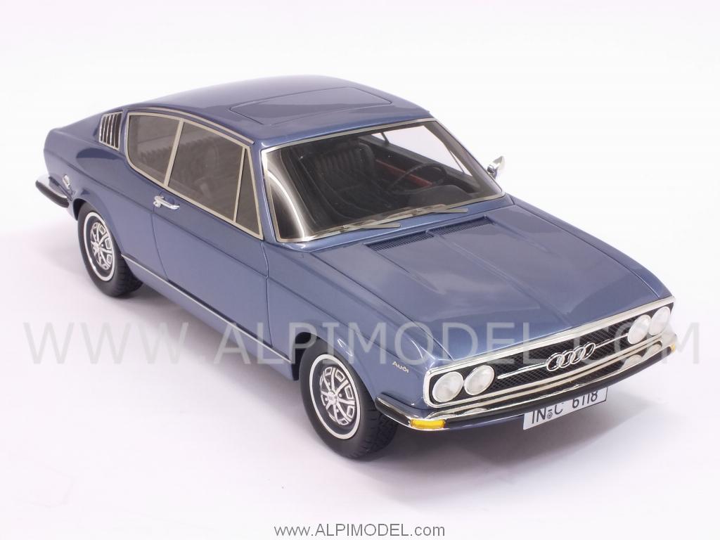 Audi 100S Coupe 1970 (Metallic Blue) - kk-scale-models
