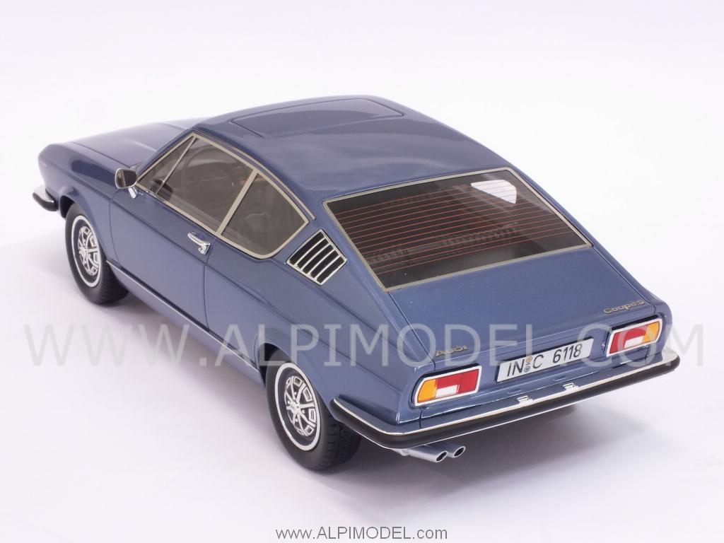 Audi 100S Coupe 1970 (Metallic Blue) - kk-scale-models