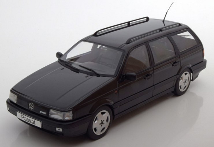 Volkswagen Passat B3 VR6 Variant 1988 (Black Metallic) by kk-scale-models