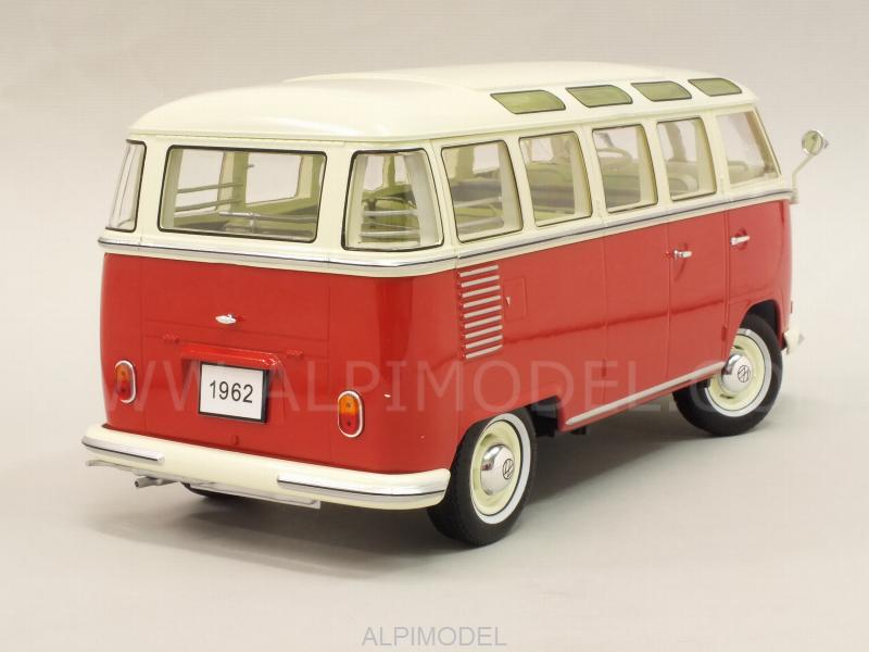 Volkswagen T1 Samba Bus 1959 (Red/Creme) - kk-scale-models