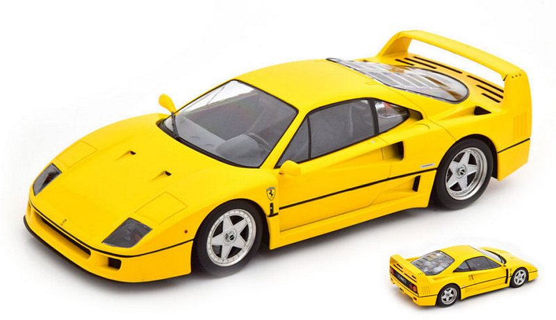 Ferrari F40 1987 (Yellow) by kk-scale-models