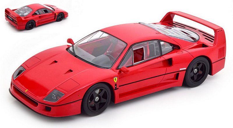 Ferrari F40 Lightweight 1990 (Red) by kk-scale-models