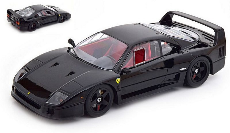 Ferrari F40 Lightweight 1990 (Black) by kk-scale-models