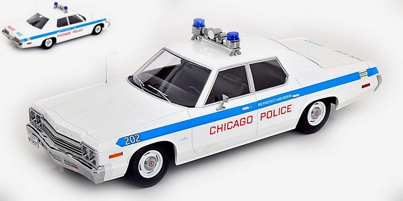 Dodge Monaco Chicago Police 1974 by kk-scale-models