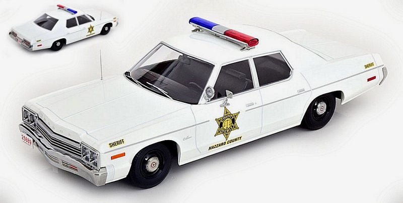 Dodge Monaco Hazzard County Police 1974 by kk-scale-models