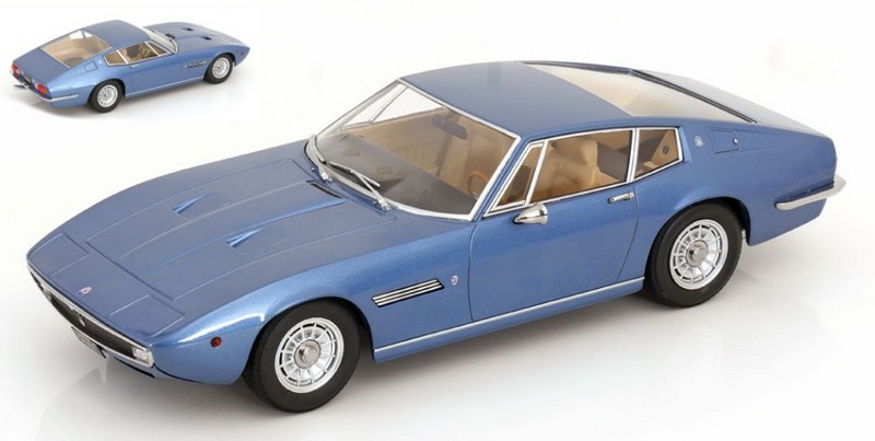 Maserati Ghibli Coupe 1969 (Metallic Blue) by kk-scale-models