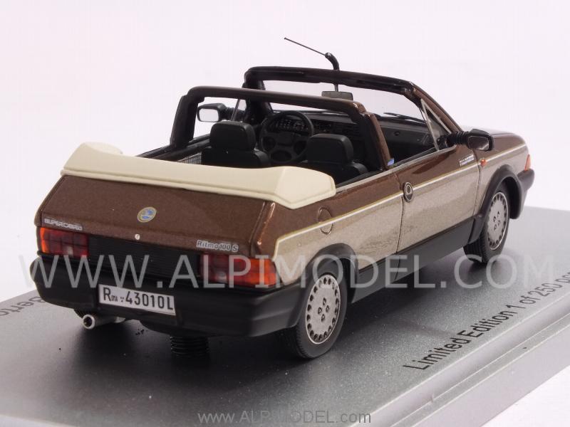 Fiat Ritmo 100S Supercabrio Palinuro Bertone1985 (Brown Metallic/Beige) - kess