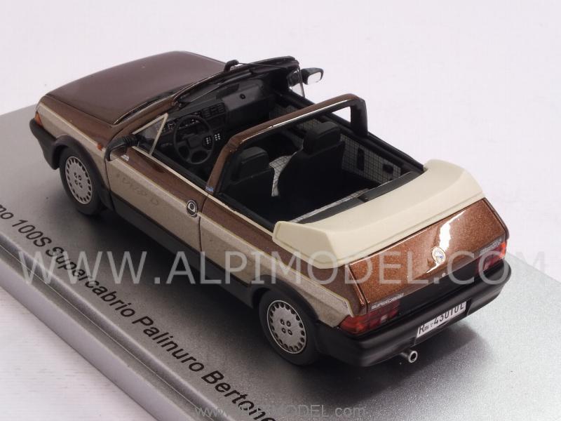 Fiat Ritmo 100S Supercabrio Palinuro Bertone1985 (Brown Metallic/Beige) - kess
