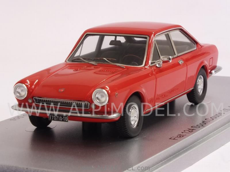 Fiat 124 Sport Coupe 1ma Serie 1967 (Red) by kess
