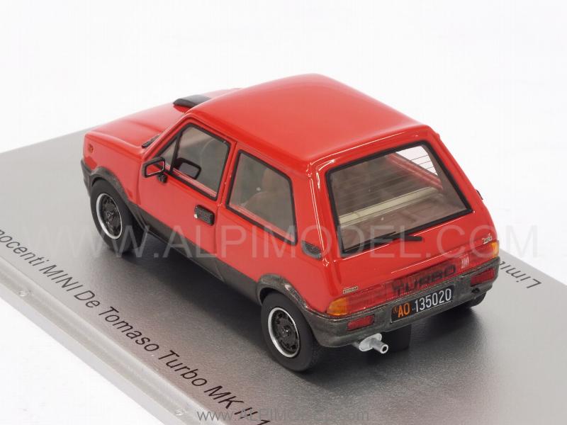Innocenti Mini De Tomaso Turbo MkII 1983 (Red) - kess