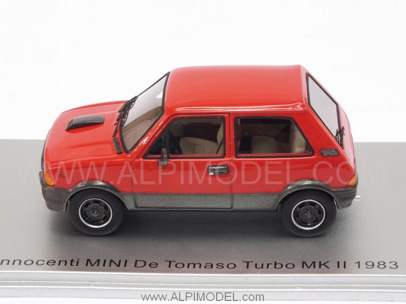 Innocenti Mini De Tomaso Turbo MkII 1983 (Red) - kess