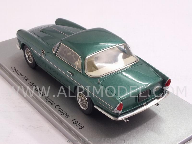 Jaguar XK150 Ghia Aigle Coupe 1958 (Green Metallic) - kess