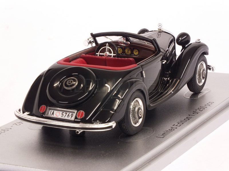 Mercedes 320N Combination Coupe open (W142) 1938 (Black/Red) - kess