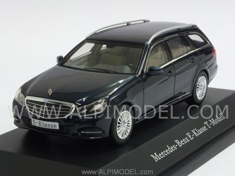 Mercedes E-Class T-Model 2013 (Canvasit Blue Metallic) (Mercedes promo) by kyosho