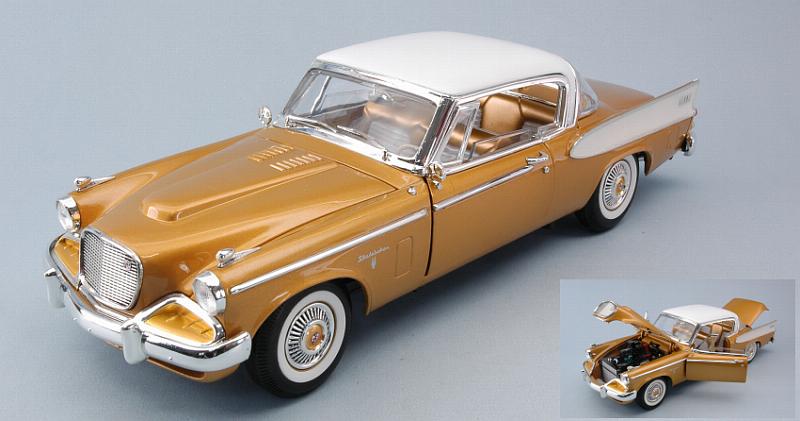 Studebaker Golden Hawk 1958 Gold W/white Roof by lucky-die-cast