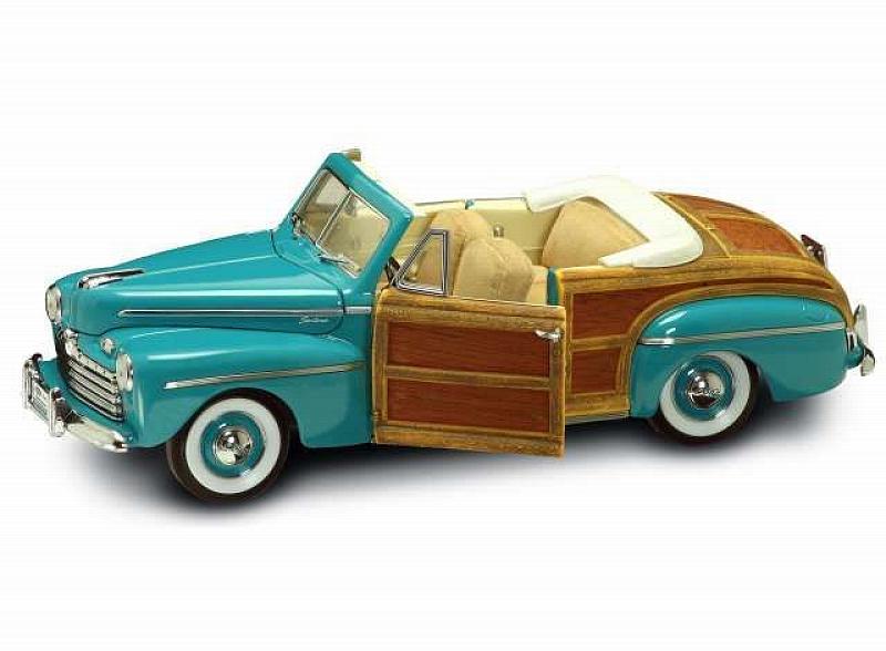 Ford Sportsman Convertible 1946 (Green/Woody) by lucky-die-cast