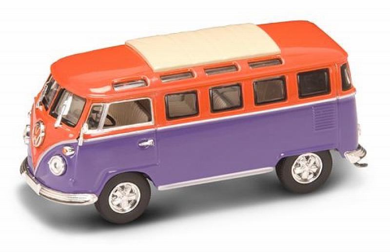 Volkswagen Microbus 1962 Orange/violet by lucky-die-cast