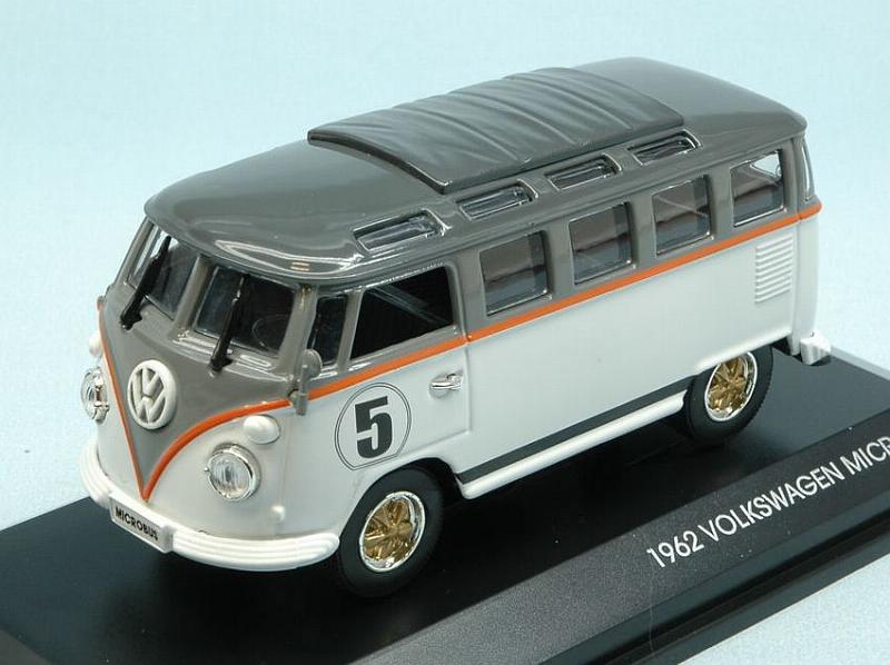 Volkswagen Microbus 1962 N.5 White W/grey Roof by lucky-die-cast