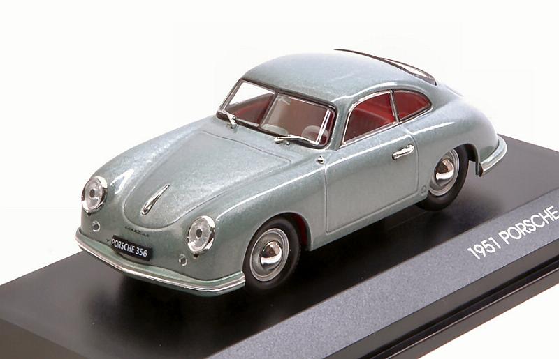 Porsche 356 Urmodell Coupe Grau Blau 1948-1955 1/43 Yatming Lucky Die Cast Model 