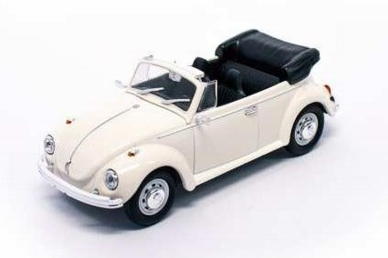 Vw Beetle Cabrio 1972 White Cream by lucky-die-cast