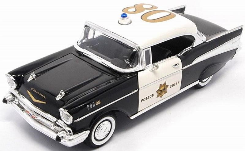 Chevrolet Bel Air Hardtop 1957 Police by lucky-die-cast