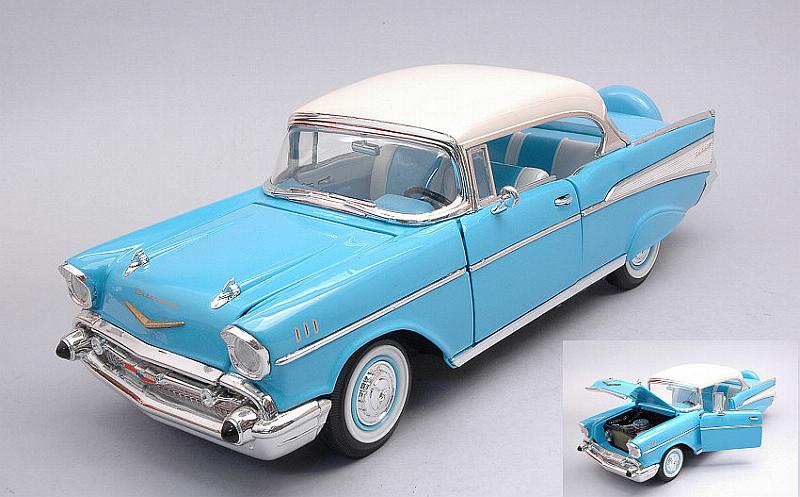 Chevrolet Bel Air Hard Top 1957 (Blue/White) by lucky-die-cast