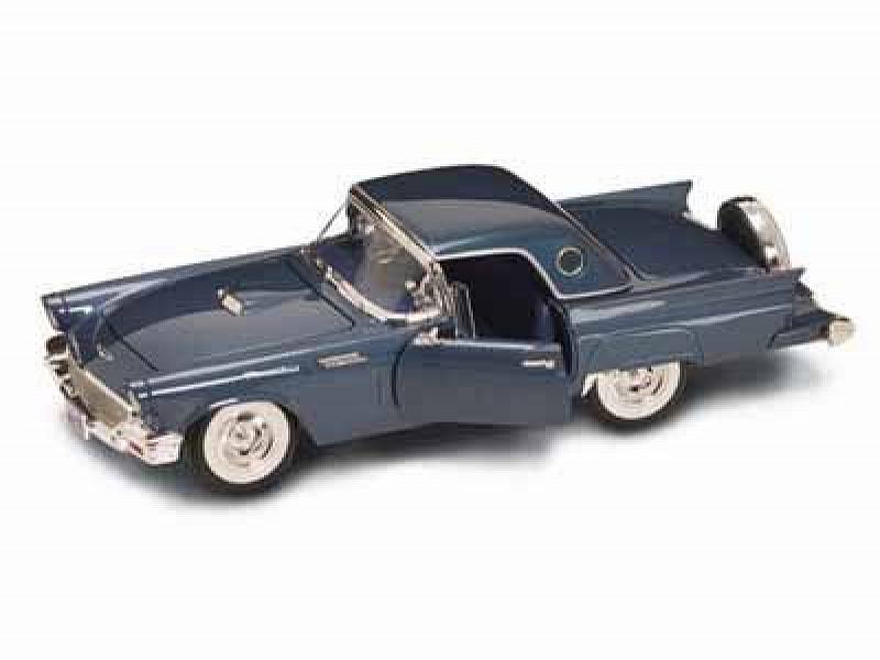Ford Thunderbird W/hardtop 1957 Light Blue Met. by lucky-die-cast