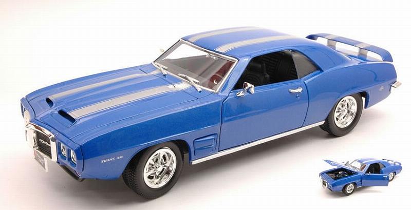 Pontiac Firebird Trans Am 1969 Blue Met. by lucky-die-cast