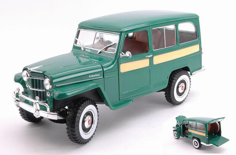 Willys Jeep Station Wagon 1954 (Green) by lucky-die-cast