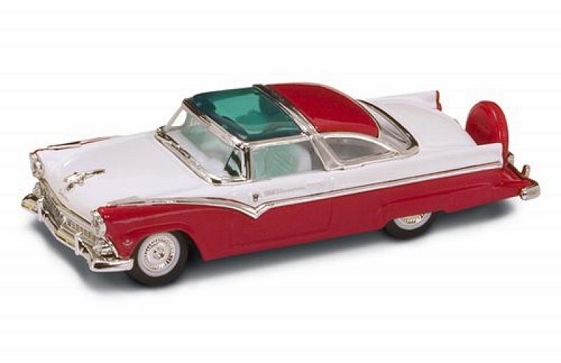 Ford Crown Victoria 1955  Red/white by lucky-die-cast