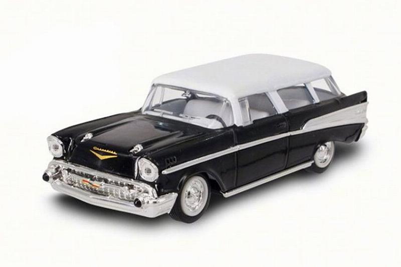 Chevrolet Nomad 1957 Black/white by lucky-die-cast
